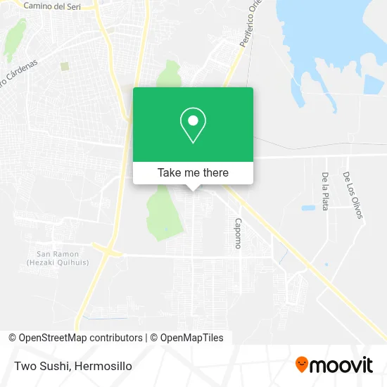 Two Sushi map