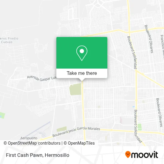 First Cash Pawn map