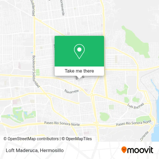 Loft Maderuca map