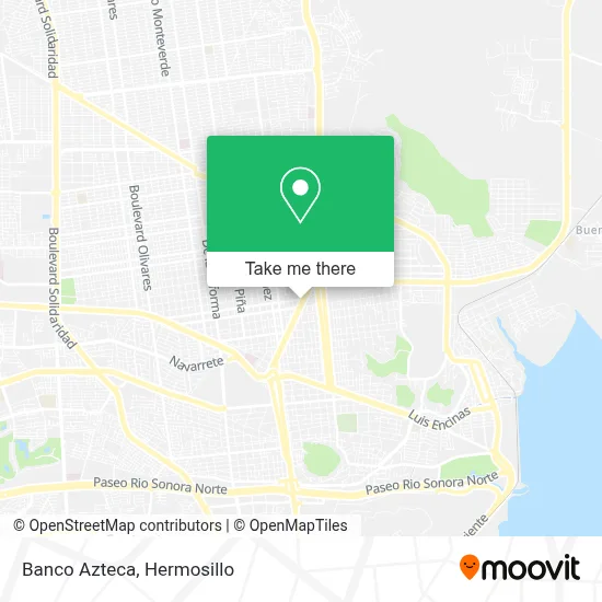 Banco Azteca map