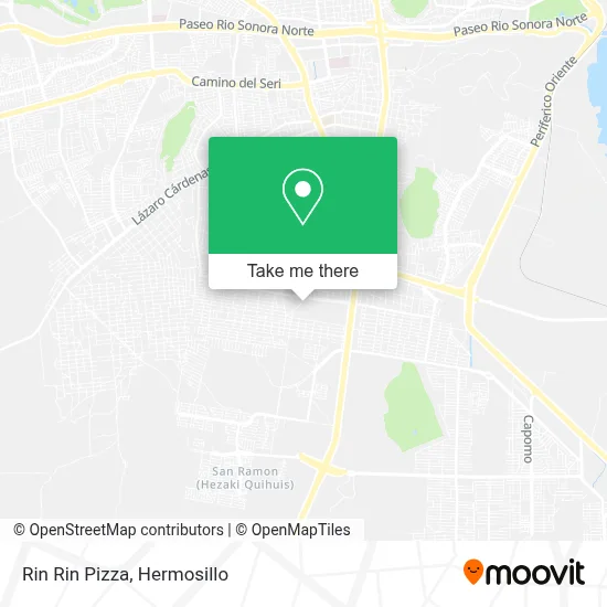 Rin Rin Pizza map