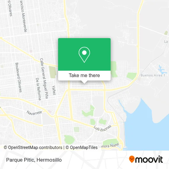 Parque Pitic map