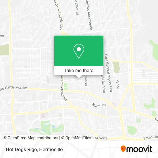 Hot Dogs Rigo map