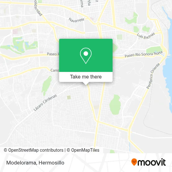 Modelorama map
