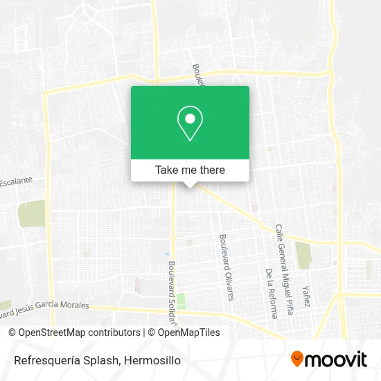 Refresquería Splash map