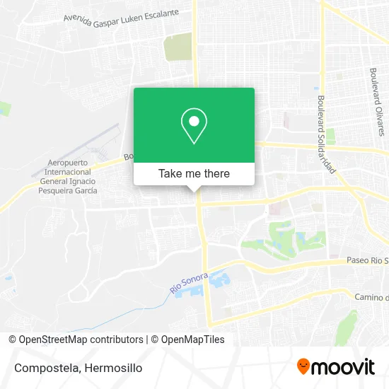 Compostela map