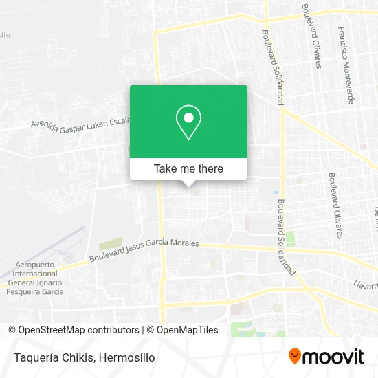 Taquería Chikis map