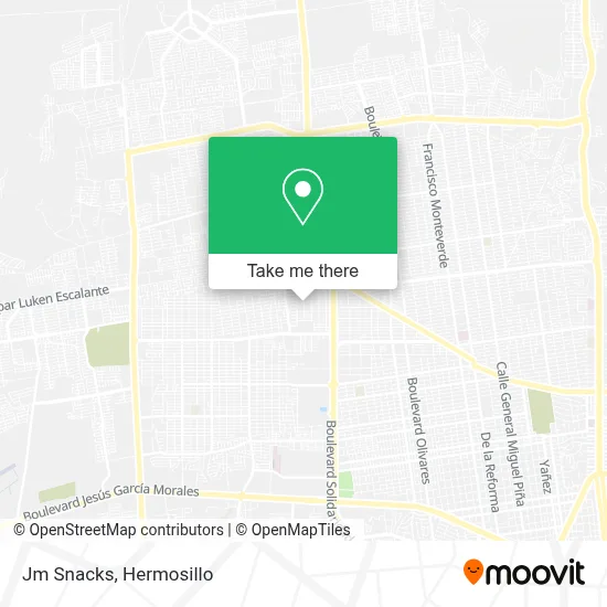 Jm Snacks map