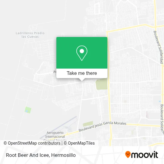 Root Beer And Icee map