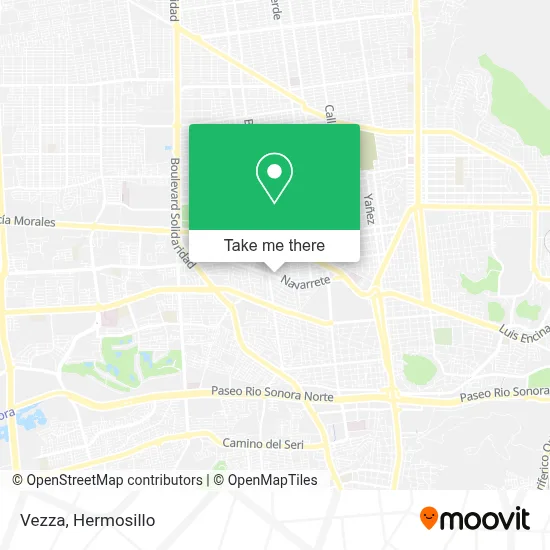 Vezza map