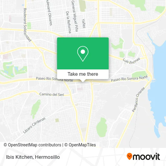 Ibis Kitchen map