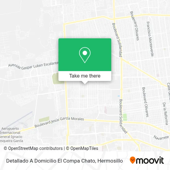Detallado A Domicilio El Compa Chato map