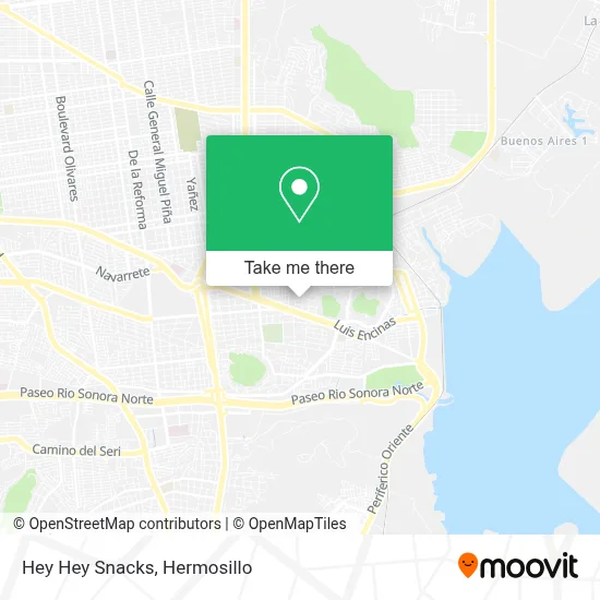 Hey Hey Snacks map
