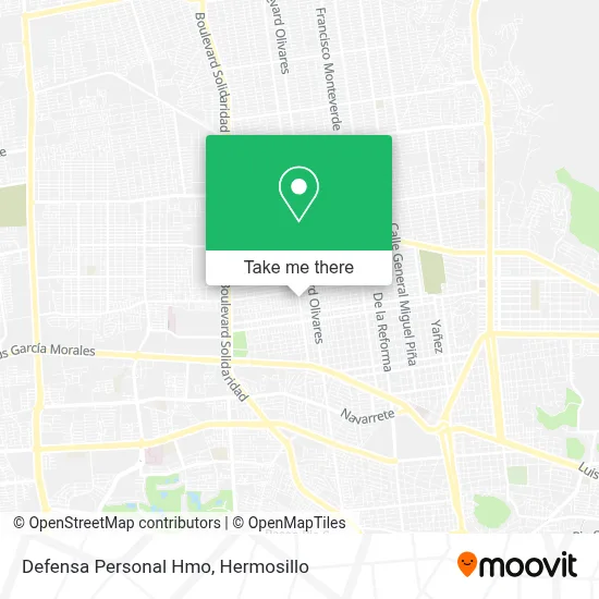 Defensa Personal Hmo map