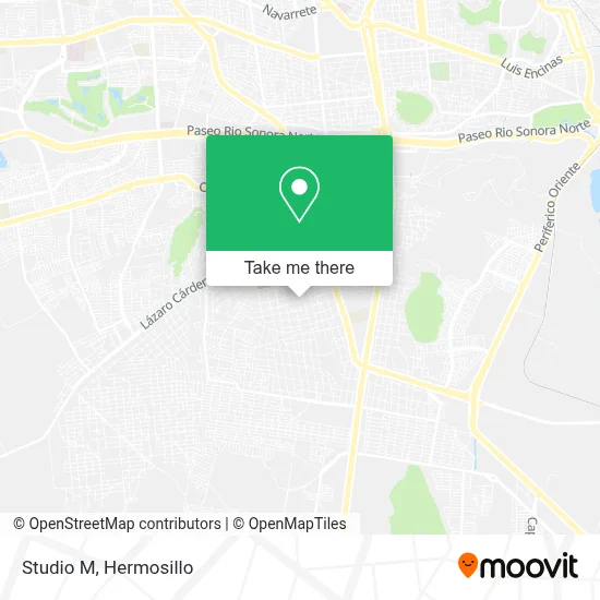 Studio M map
