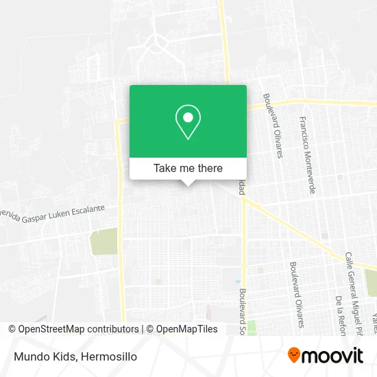Mundo Kids map