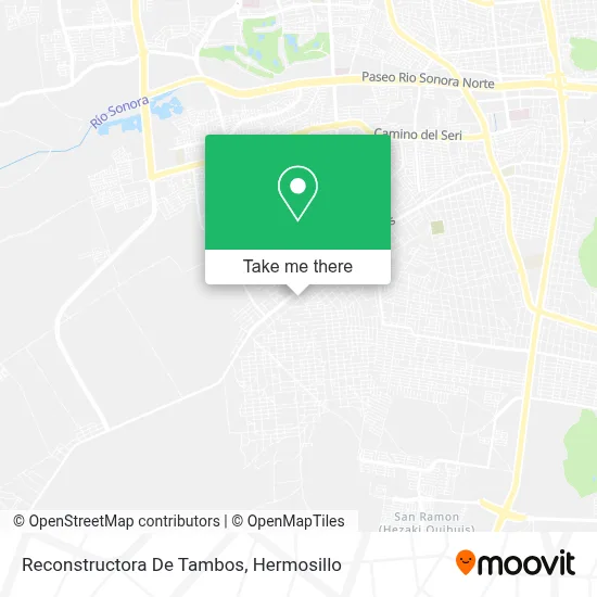 Reconstructora De Tambos map