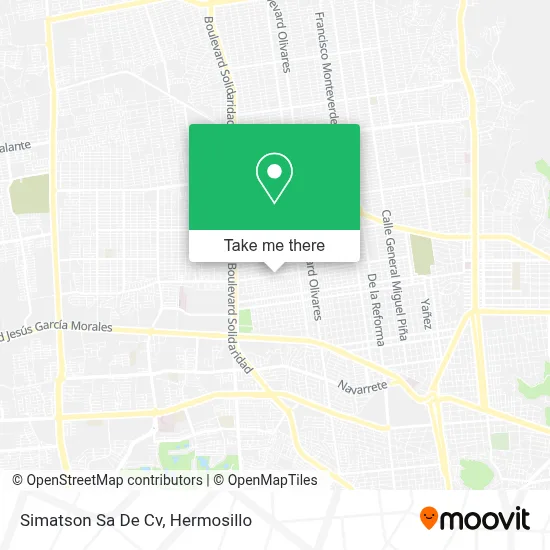 Simatson Sa De Cv map