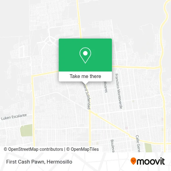First Cash Pawn map