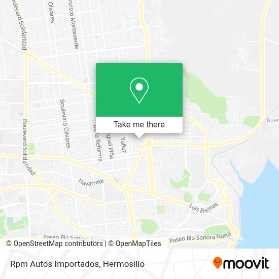 Rpm Autos Importados map