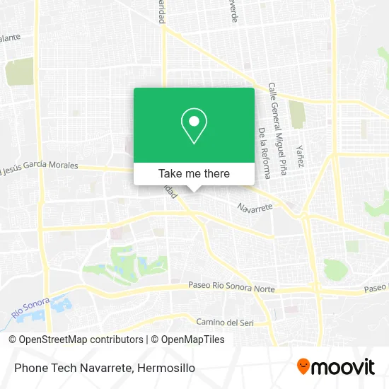 Phone Tech Navarrete map