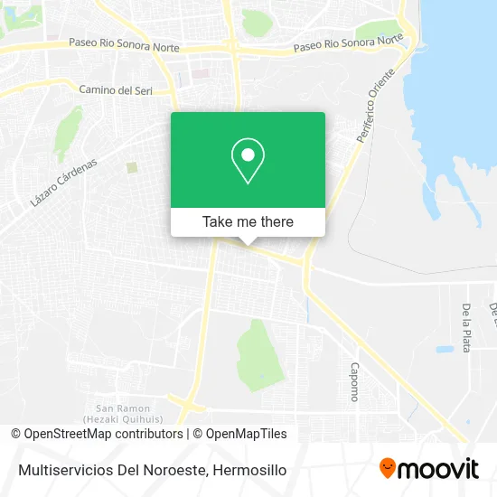 Multiservicios Del Noroeste map
