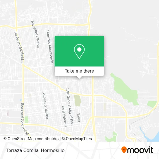 Terraza Corella map