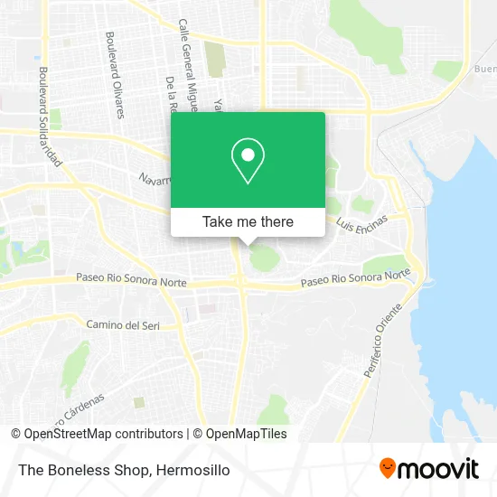 The Boneless Shop map