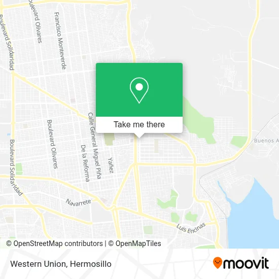 Western Union map