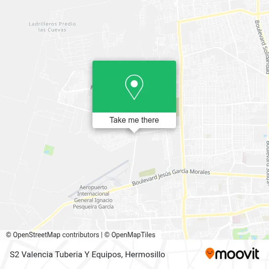 S2 Valencia Tuberia Y Equipos map