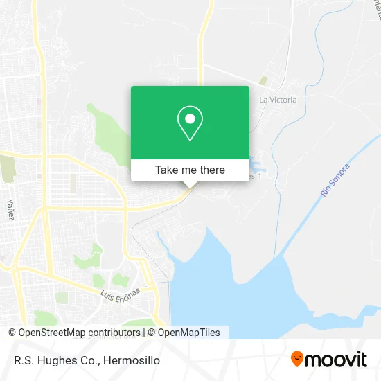 R.S. Hughes Co. map