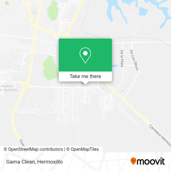 Gama Clean map