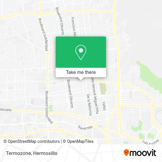 Termozone map