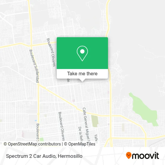Spectrum 2 Car Audio map