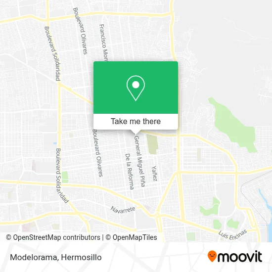 Modelorama map