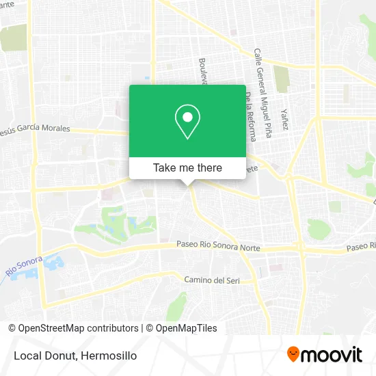 Local Donut map