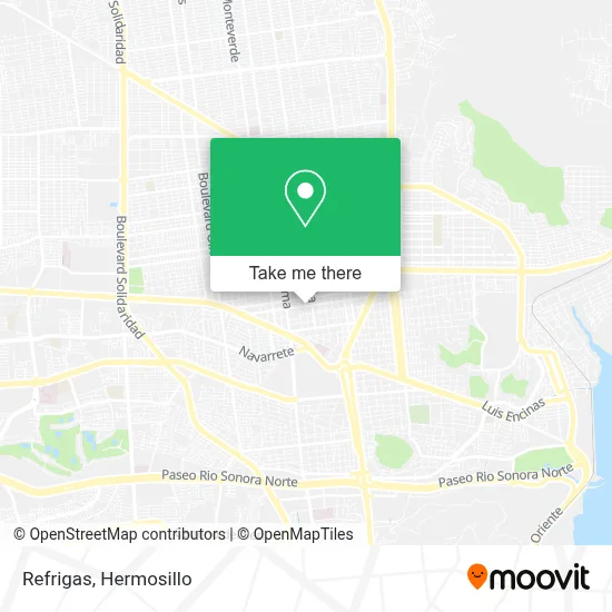 Refrigas map