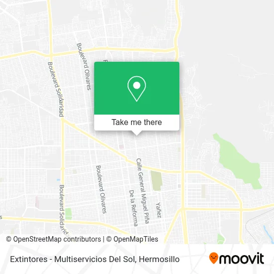 Extintores - Multiservicios Del Sol map