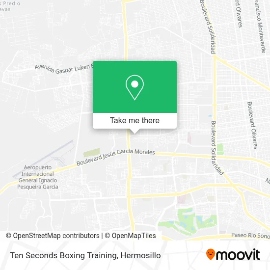 Ten Seconds Boxing Training map