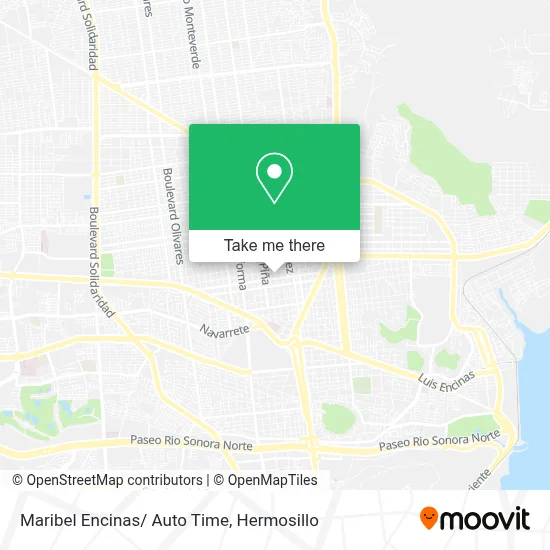Maribel Encinas/ Auto Time map