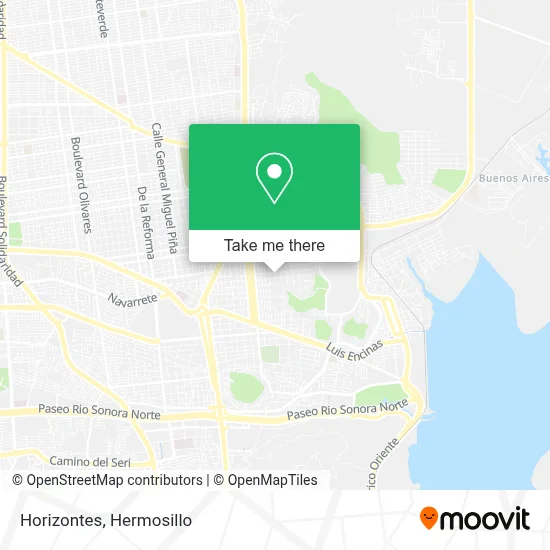 Horizontes map