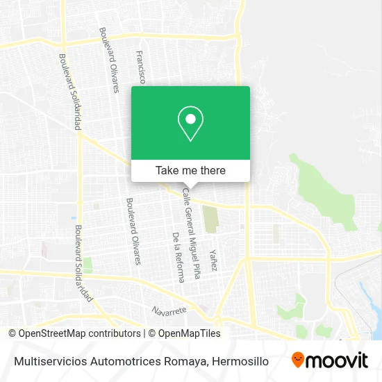 Multiservicios Automotrices Romaya map
