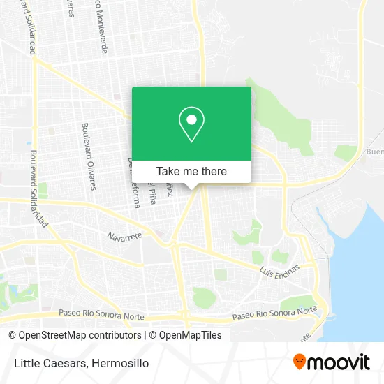 Little Caesars map