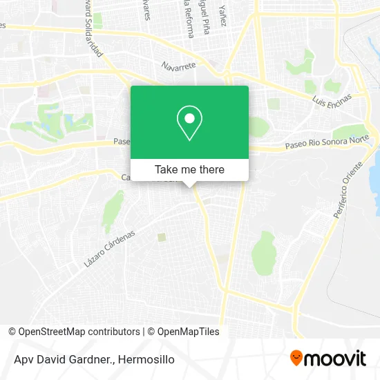 Apv David Gardner. map