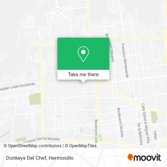 Donkeys Del Chef map