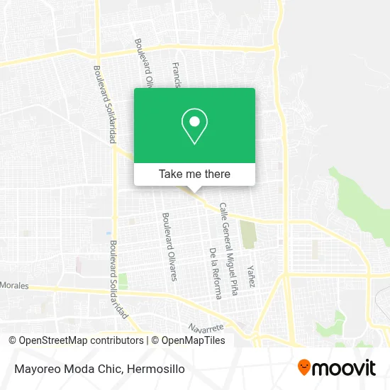 Mayoreo Moda Chic map