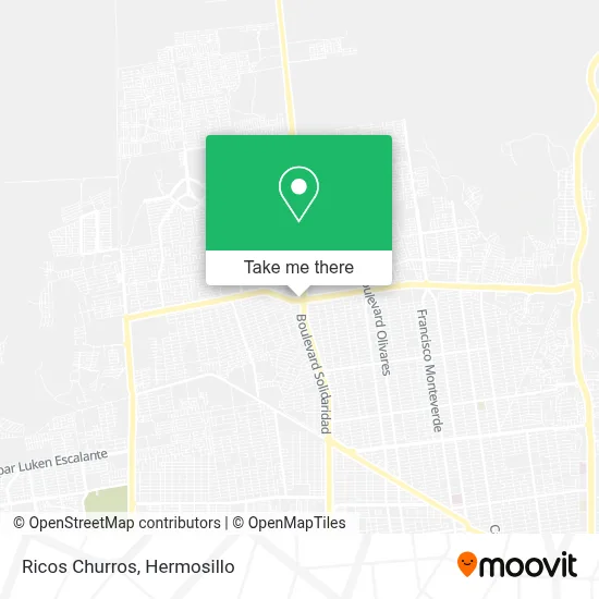Ricos Churros map