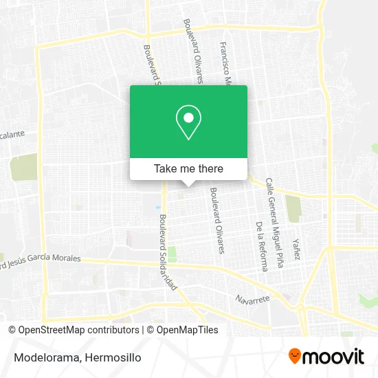 Modelorama map