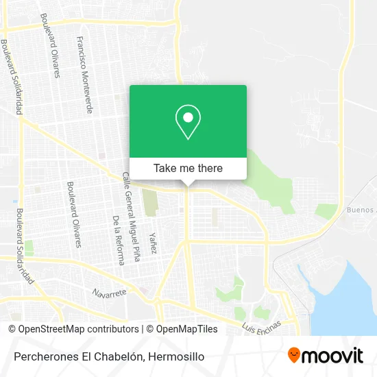 Percherones El Chabelón map