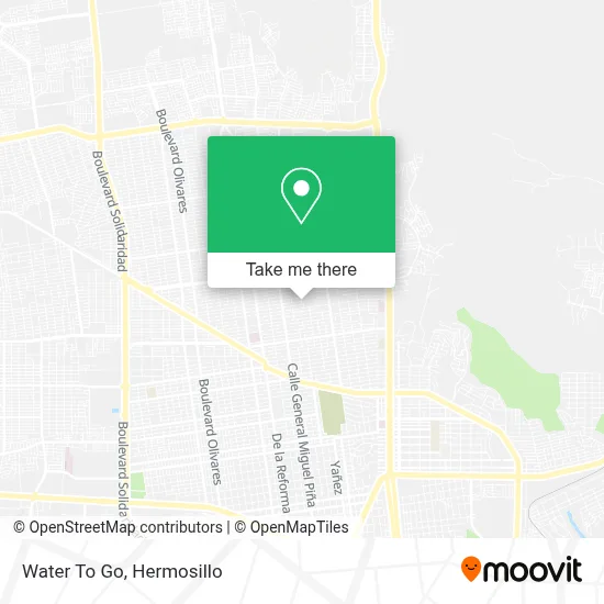 Water To Go map